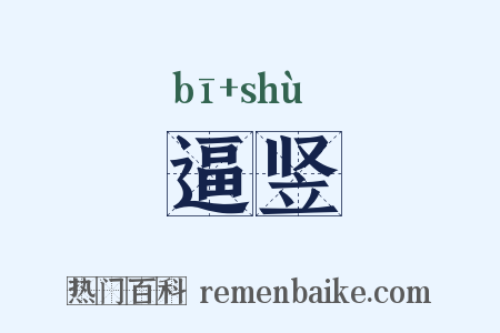 逼竖是什么意思的图片